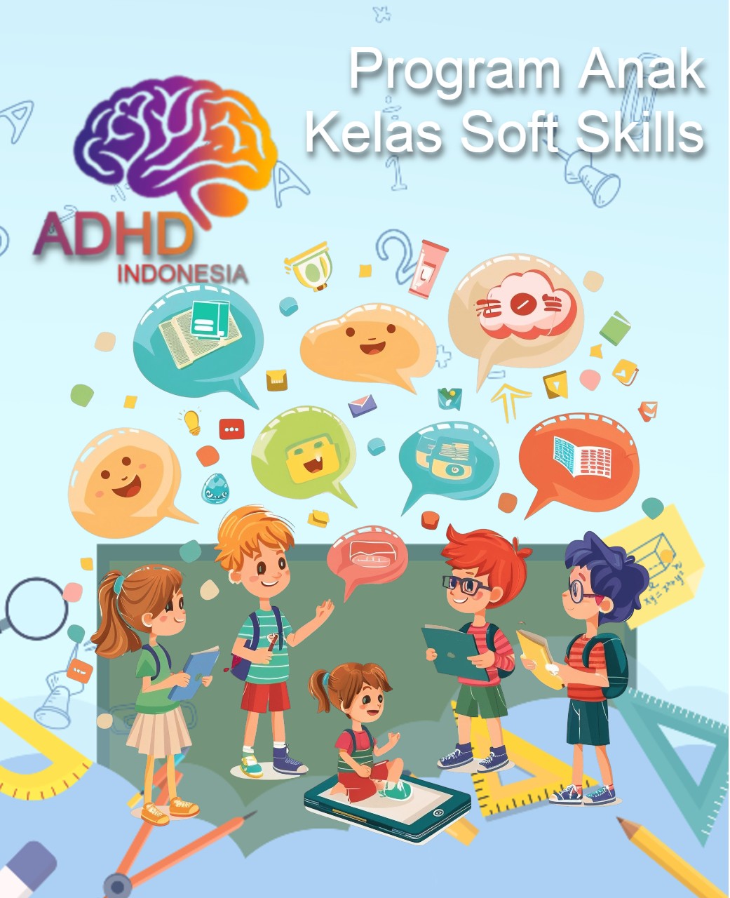 Program ADHD Indonesia Kabupaten Mappi Kelas Soft Skills Anak ADHD