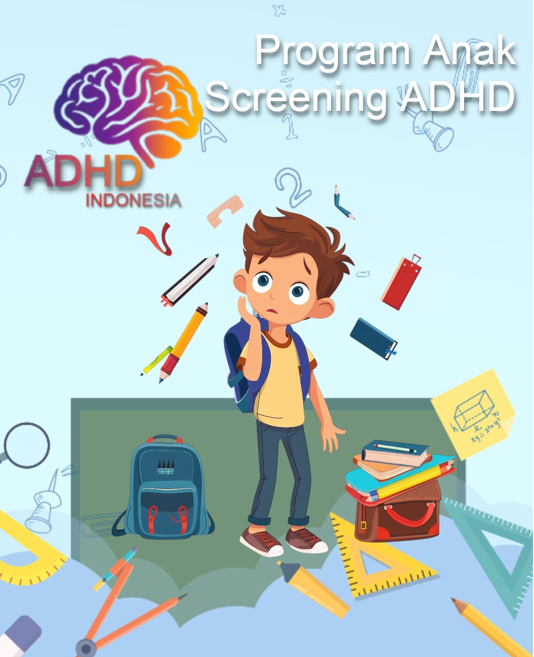 Program ADHD Indonesia Kabupaten Mappi Screening ADHD Non-Diagnostik
